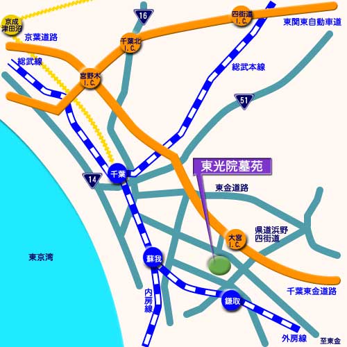 東光院墓苑 霊園地図 霊園・墓石の須藤石材